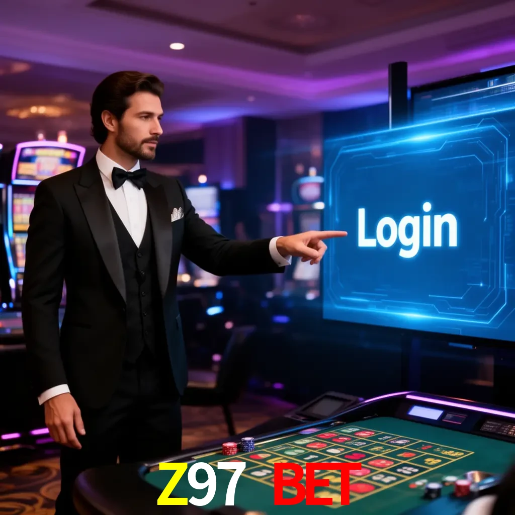 Z97 BET Login - OTP, cuenta y soporte Pantalla Z97 BET Login con OTP, contraseña, cuenta segura y soporte móvil