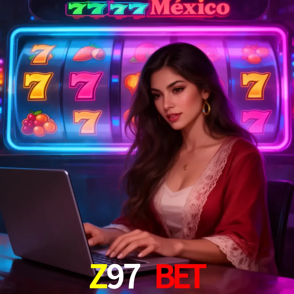 Z97 BET Slots - tragamonedas, RTP y control Tragamonedas Z97 BET con símbolos, saldo móvil y reglas de apuesta visibles